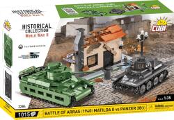 COBI 2284 II WW Arras-i csata 1940 Matilda II vs Panzer 38t, 1: 35, 1015 LE (CBCOBI-2284)