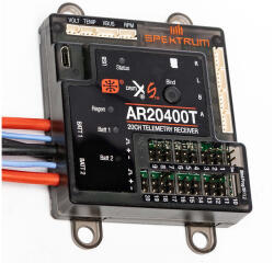 SPEKTRUM vevő AR20400T 20CH PowerSafe telemetriával (SPMAR20400T)