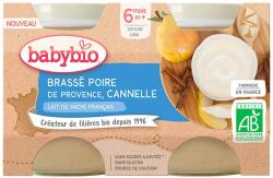 BABYBIO Brassé fahéjas körte 2x130 g (AGS51086)