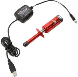 DYNAMITE NiMH izzítógyertya mérőműszerrel USB töltővel (DYNE0200)