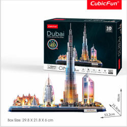Sparkys Puzzle 3D Dubai / jég - 182 darab (SK17C-L523)