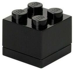 LEGO® LEGO® mini doboz 4 - fekete 46 x 46 x 43 mm (SL40111733)
