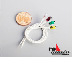 ROMARIN lámpa piros / 6V PR 50 mA. 3 mm (2) (KR-ro1655)