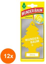 Wunder-Baum Set 12 x Odorizant Auto Zitrone, Wunder-Baum (DEM-12xMDR-7013)