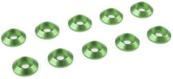 REVTEC Alátét félig. fej M3 / 10mm alumínium zöld (10) (GF-0407-021)