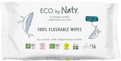 ECO by Naty Nedves törlőkendő, szagtalan, mosható, 56 db