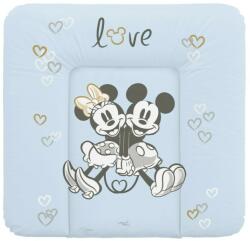 CEBA Puha pelenkázó alátét komódhoz (75x72) Disney Minnie & Mickey Blue (AGSTH-144-127-665)
