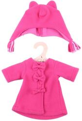 Bigjigs Toys Rózsaszín kabát sapkával egy 38 cm-es babához (DDBJD524)