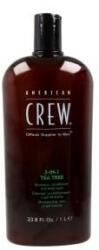 American Crew Gel, Șampon și Balsam 3 în 1 American Crew Tea Tree 1 L
