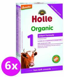 Holle 6 x HOLLE Bio Baby tejes táplálék 1 kezdeti (AGS154100)