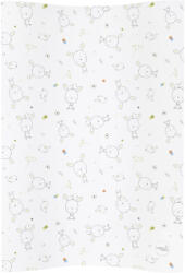 CEBA Pelenkázószőnyeg 2 oldalas puha COZY (50x70) Dream dots fehér (AGSW-104-903-100)
