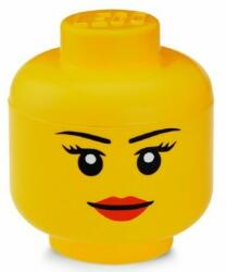 LEGO® LEGO® tárolódoboz feje S méretű - lány (SL40311725akcia)