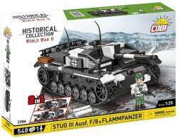 COBI II WW Stug III Ausf F Flammpanzer 2 az 1-ben, 1: 35, 536 LE, 1 f (CBCOBI-2286)