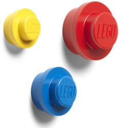 LEGO® LEGO® fali akasztó, 3 db - sárga, kék, piros (SL40161732)
