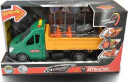  VÁROSI SZERVIZ AUTÓ - 1: 14 Közúti szervizautó tartozékokkal (SK21J-666-65P)