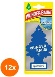 Wunder-Baum Set 12 x Odorizant Auto Sportfrische, Wunder-Baum (DEM-12xMDR-7017)