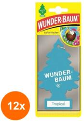 Wunder-Baum Set 12 x Odorizant Auto Tropical, Wunder-Baum (DEM-12xMDR-7023)