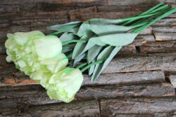 Zöld mű tulipán levelekkel - 1 darab, 67cm (EWA11397)