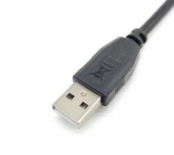 Equip Átalakító Kábel - 128886 (USB-C2.0 to USB-A, apa/apa, fekete, 3m) (128886) - mentornet