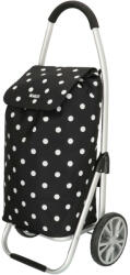 Beagles Alberic fekete-fehér pöttyös gurulós bevásárló táska (15841A981)