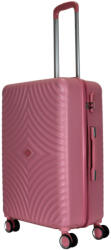Benzi Mallorca rózsaszín 4 kerekű közepes bőrönd (BZ5687-M-rozsaszin)