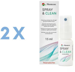 Menicon Spray & Clean (2 x 15 ml) Lichid lentile contact