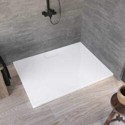 Kolpa San Drop akril zuhanytálca 120x80 cm, beépíthető vagy padlóra tehető, fehér 565640 (565640)