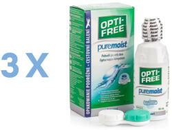 Alcon OPTI-FREE PureMoist (3 x 90 ml) Lichid lentile contact