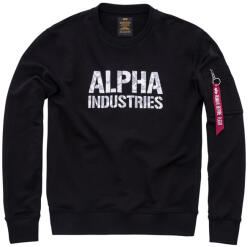 Alpha Industries Férfi pulóver Alpha Industries Camo Print Sweat Black