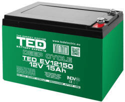 Ted Electric Acumulator Vehicule Electrice Deep Cycle 12v 15ah Ted (bat-ted12v15a) - global-electronic