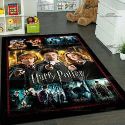  Harry Potter bársony flanel szőnyeg, jelenetek a filmből mintával, 120 x 160 cm (5995206009795)