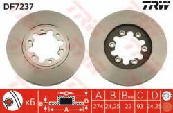 TRW Disc frana MAZDA B-SERIE (UN) (1998 - 2006) TRW DF7237