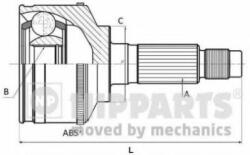 NIPPARTS Kit cap planetara DAEWOO NUBIRA (KLAJ) (1997 - 2016) NIPPARTS N2820915