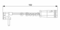 Bosch Senzor de avertizare, uzura placute de frana MERCEDES E-CLASS (W211) (2002 - 2009) BOSCH 1 987 473 019
