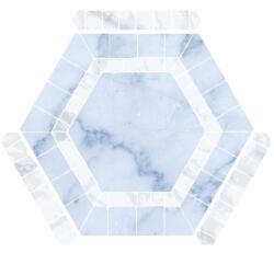  22x25 cm Avant Ibiza Blue PRÉMIUM HEXAGON járólap