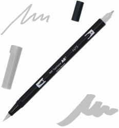 Tombow abt dual brush pen kétvégű filctoll - N75, cool gray 3
