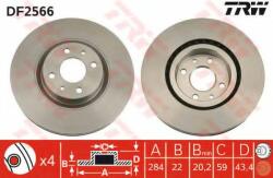 TRW Disc frana FIAT DOBLO Cargo (223) (2000 - 2016) TRW DF2566