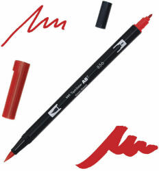 Tombow abt dual brush pen kétvégű filctoll - 856, poppy red