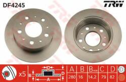 TRW Disc frana FIAT DUCATO platou / sasiu (230) (1994 - 2002) TRW DF4245