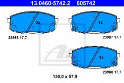 ATE Set placute frana, frana disc KIA CEED Hatchback (ED) (2006 - 2012) ATE 13.0460-5742.2