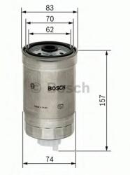 Bosch Filtru combustibil FIAT DUCATO platou / sasiu (230) (1994 - 2002) BOSCH 1 457 434 194