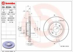 BREMBO Disc frana HYUNDAI i20 (PB, PBT) (2008 - 2014) BREMBO 09. B594.10