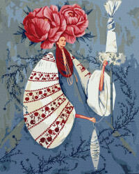 Ideyka Set pictura pe numere, cu sasiu, Amintirea verii - Gaidamaka Oly , 40x50 cm (KHO5055) Carte de colorat