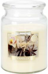 BISPOL Lumânare aromată Vanilla - Bispol Premium Line Aura Scented Candle Vanilla 500 g