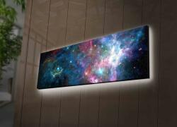 Ledda Tablou Canvas cu Led Stele Semiha fara Priza, Multicolor, 90x30 cm (6692632592517)