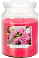 BISPOL Lumânare aromată Rose - Bispol Premium Line Aura Scented Candle Rose 500 g