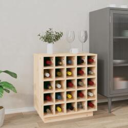  Dulap de vinuri, 55, 5x34x61 cm, lemn masiv de pin (821527) Suport sticla vin