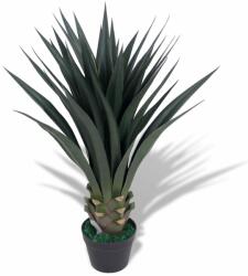  Plantă yucca artificială cu ghiveci, 85 cm, verde (244429)