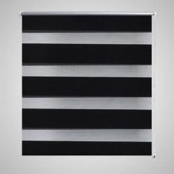  Jaluzea tip zebră, 140 x 175 cm, negru (240224)