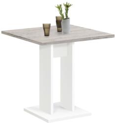 Fmd masă de bucătărie, stejar nisipiu și alb, 70 cm (428692)